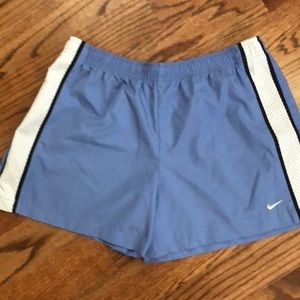 Blue Nike shorts size medium